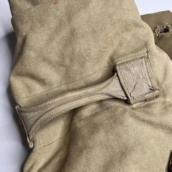 Vintage Military Canvas Sea Bag Duffel Made in Japan – Army Navy – 1950s–70s - Picture 3 of 9